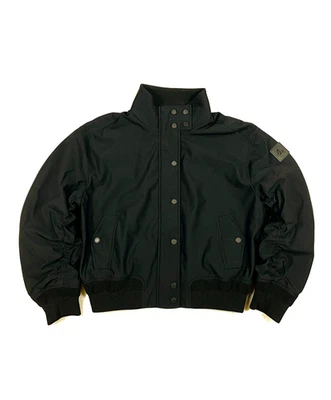 Moose Knuckles Nylite Bomber Jacket Women M Black Water Resistant Nylon - Image 1 of 4