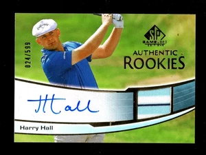 2024 SP GAME USED #114 HARRY HALL RC USED SHIRT AUTO AUTOGRAPH 24/599 - Picture 1 of 1