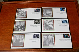 FDC To Form A More Perfect Union Set of 6 In Protective Covers - Picture 1 of 8