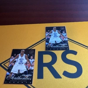 1999 Press Pass Authentics - Vince Carter #45 2 Card Lot - Picture 1 of 3