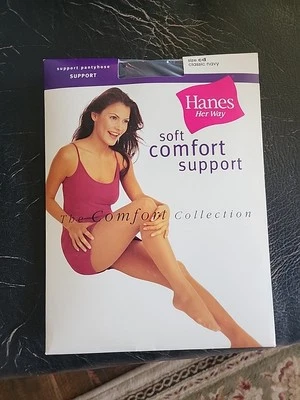 Pantimedias Hanes Her Way Support - Clásicas Azul Marino - Talla CD - NUEVAS Foto 1 de 2