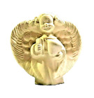 Bisque J*383-19.2877 Ceramic Ready To Paint  Calendar  Angel September Figurine