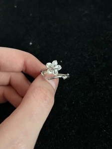 Modering Silber Zweig und Blume (AA71) - Bild 1 von 5
