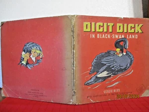 DIGIT DICK IN BLACK SWAN LAND 1952 signed by Leslie Rees HC Walter Cunningham - Picture 1 of 9