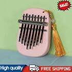8 Key Pocket Kalimba Wooden With Tuning Hammer Exquisite Gift For Kids Beginners