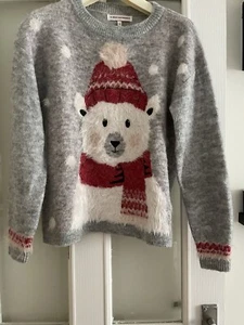 Next Size 12 Christmas Jumper - Picture 1 of 4
