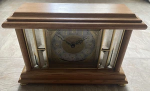 Vintage Ansonia Clock Co Gold Medallion Mantle Clock Model 1220 PHOTOS! WORKING! - Picture 1 of 15
