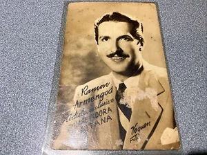 RAMON ARMENGOD MEXICAN SINGER PHOTO CARD MEXICO FREE SH - Picture 1 of 2