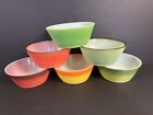6 anchor hocking fire king bowls Multicolor 3 Ombré 2 Black Ring And One Solid