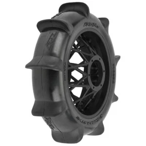 PROLINE Roost MX Sand/Snow Paddle Motorcycle Tire Mounted on Black W - Picture 1 of 7