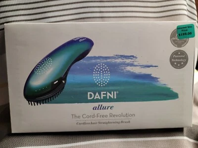 DAFNI Allure Cordless Ceramic Straightening Hair Brush - Dual Voltage. NEW - Image 1 of 4