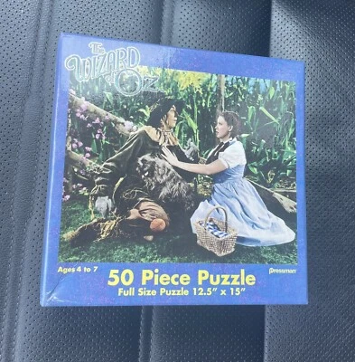 Wizard of Oz puzzle Pressman  Turner Judy Garland 50 piece Scarecrow Pre-owned - Image 1 of 4