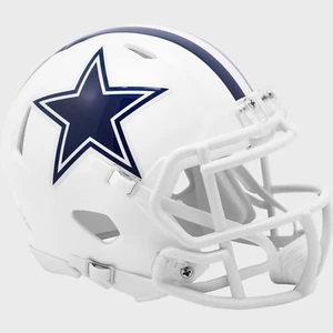 Mini casco de fútbol americano Dallas Cowboys NFL Riddell VELOCIDAD - Imagen 1 de 1