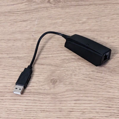 Thrustmaster T.RJ12 USB adapter ONLY T.Flight TFRP rudder pedals/T3PA/Pro for PC - Image 1 of 4