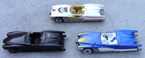1990 Hot Wheels Street Beast Studebaker Convertible Lowrider LOT OF 3 MINT LOOSE - Picture 1 of 8