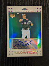 2007 Topps Chrome ⚾ TROY TULOWITZKI ⚾ WHITE REFRACTOR AUTO /200