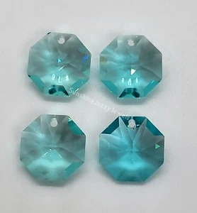 4pc Swarovski Crystal Antique Green 14mm 1-Hole Octagon 8115 Pendant; Popular! - Picture 1 of 1