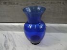🎆Cobalt Blue Plain Side Glass Flower Vase 9