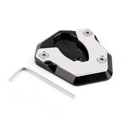 Motorcycle Kickstand Side Stand Foot Pad For Kawasaki Z650 Z900 2017-2018 Black- Foto 1 de 4