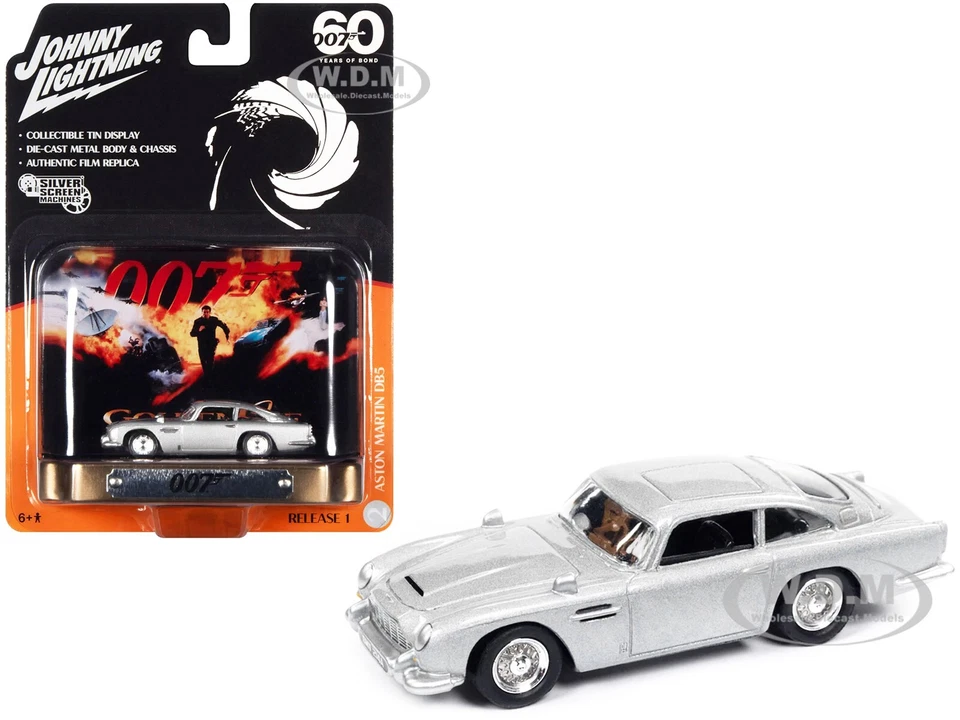 Johnny Lightning JLDR017-JLSP306 Aston Martin DB5 RHD 1/64 Diecast Model Car