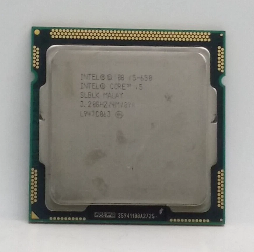 Lote de 14 CPU Intel Core i5-650 3,2 GHz 8 MB/2,5 GT/s Socket LGA1156 Foto 1 de 1