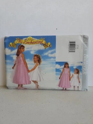 4463 Vintage Butterick Sewing Pattern Girls Fancy Dress Size 4-5-6 UNCUT - Image 1 of 3