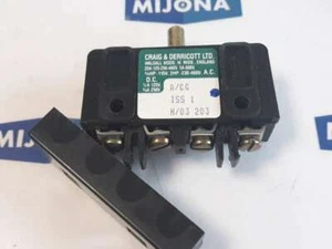 Miniswitch Craig & Derricott A/CG ISS 1 20A-125/250/460V 5A-600V (NUEVO STOCK ANTIGUO) - Imagen 1 de 7
