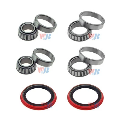 Front Wheel Bearing Race & Seal Kit 6 PCS Set For Chevy S10 Blazer GMC S15 Jimmy - Image 1 of 4