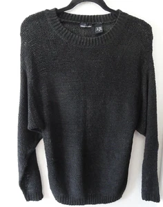 Victoria's Secret Moda International Sweater Soft Knit Black Women's Size Medium - Picture 1 of 10