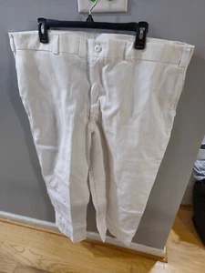 Herren Krankenhaus Dienst Uniform weiße Hose Hose 44x28 US-Militärregierung - Bild 1 von 14