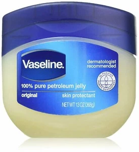 Vaseline 100% Pure Petroleum Jelly Skin Protectant Minor Cut & Burn 13oz 24 Pack - Picture 1 of 5