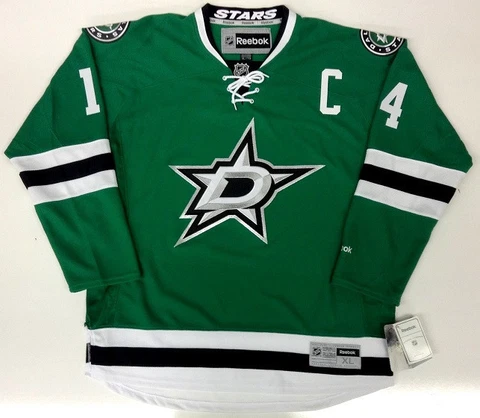 JAMIE BENN DALLAS STARS NEW LOGO REEBOK NHL PREMIER JERSEY NEW WITH "C" Cover