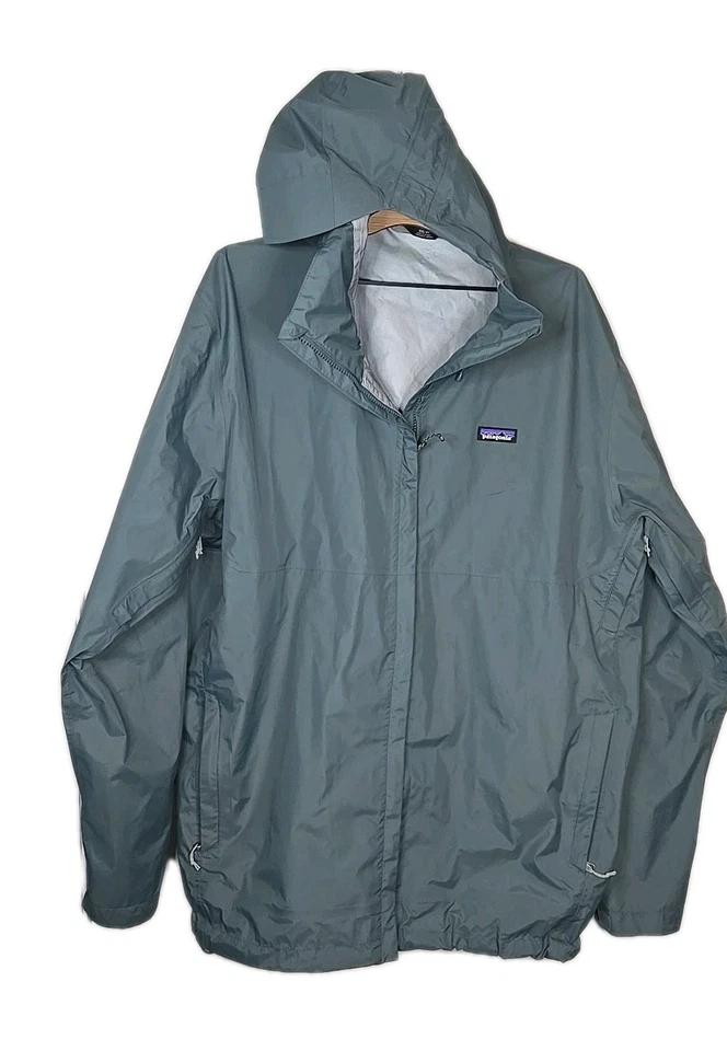 Chaqueta de Lluvia Patagonia Para Hombre 3XL Torrentshell Verde Nuevo Cremallera Completa 85241 Foto 1 de 4