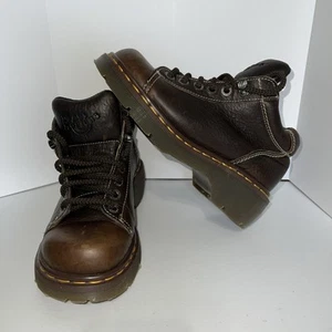 Dr Martens 8542 Air Wair Boots Made In England Soft Toe UK Size 5 US 7 Brown - Picture 1 of 19