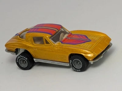 Corvette Stingray dorado ventana dividida vintage Hot Wheels REAL RIDERS #4354 63 Foto 1 de 4
