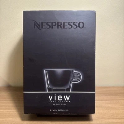 Xícaras e 2 pires de café expresso Nespresso com 2 vistas - Imagem 1 de 4