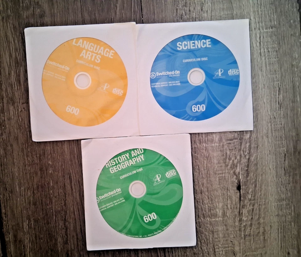 Switched On Schoolhouse 6th Grade 6 Homeschool English Science History Geography - Image 1 of 1