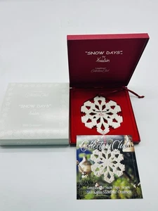 Longaberger Collectors Club 2000 Snowflake Ornament "Snow Days" by Kaitlin - Picture 1 of 7