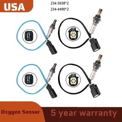 Sensor de oxígeno aguas arriba + aguas abajo 4 piezas para Ford Taurus 3,5 L V6 2013 2014 2015 Foto 1 de 4