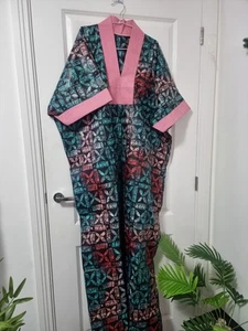African Print Ready To Wear Bubu Dress With Aso Oke ( Nigeria And Africa Attire) - Picture 1 of 5