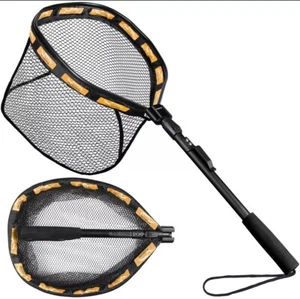 PLUSINNO Floating Fishing Net 11830cm Hoop Size Yellow - Picture 1 of 3