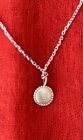 SATYA Jewelry Sterling Silver OM Aura Necklace, Stamped w/ Box 