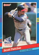 1991 Donruss Baseball Scott Fletcher Chicago White Sox #276