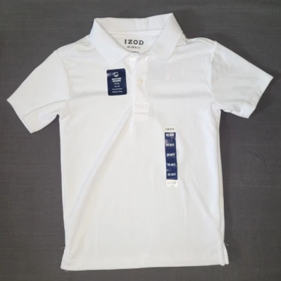Polo IZOD Performance Niños Talla XS (6/7) Blanco NUEVO con Etiquetas Foto 1 de 4