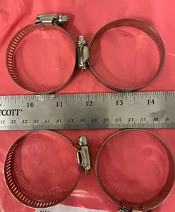 2 Stück 33-57 mm SS Schlauchklemme, Schneckenantrieb, 1 5/16-2 1/4" - Bild 1 von 1