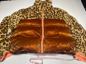 Choosy Jackets & Coats | Nwt Fuzzy Fleece Bomber Leopard Jacket Keopard Sz M - Picture 1 of 7