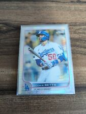 2022 Topps Chrome Mookie Betts Prism Refractor - Los Angeles Dodgers