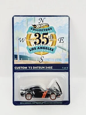 HOT WHEELS 35TH CONVENTION CUSTOM '72 DATSUN 240Z #2996 NEW VERY NICE JT242 - Image 1 of 4