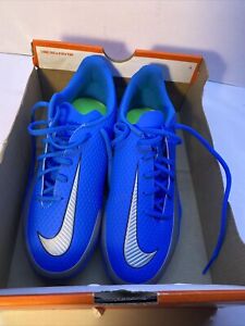 NEW Men's Nike Phantom GT Club Mens Size 5.5 Soccer Shoes Blue Silver Green