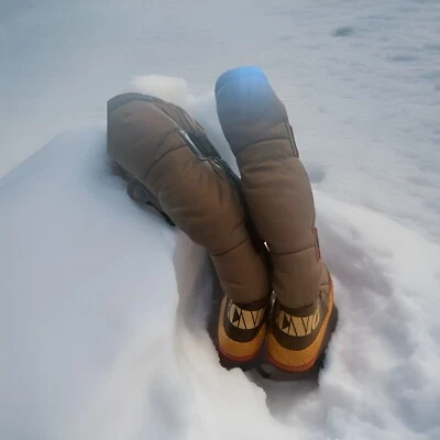 BOTAS DE INVIERNO MUJER VINTAGE TECNICA ORIGINALES MOON TALL NYLON AISLADAS TALLA 8 Foto 1 de 3